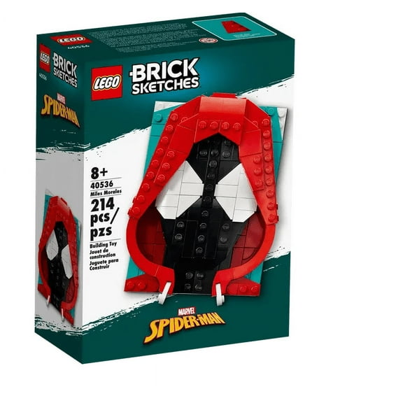 LEGO Brick Sketches Marvel 40536 MILES MORALES Spider-Man Set