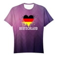 thumbnail image 3 of XQYLOS Tshirt Kinder 2025 EM Fussball Trikot Mit Number Kurzarm Baumwolle Sport Mädchen Germany Flagge Fanshirt Fanartikel Fußball Heimtrikot Auswärtstrikot Für, 3 of 3