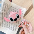 thumbnail image 1 of Funda de silicona suave de dibujos animados compatible con AirPods 3 - Funda protectora linda y divertida a prueba de golpes [Serie Avatar de dibujos animados] (puntada de orejas grandes rosa), 1 of 5