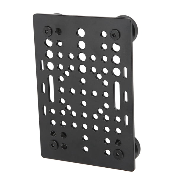 Placa de Pórtico de aluminio de Alta Resistencia Anodizada en negro para entresora 3d, Fresadora de Guía Universal Con Ranuras Plegables, Para Torno CNC