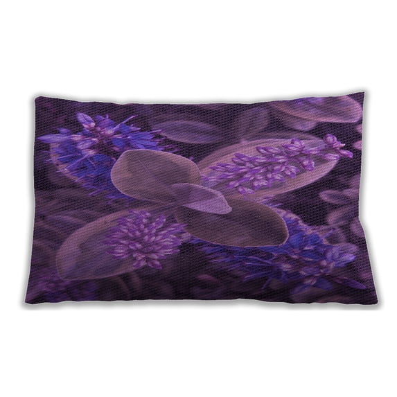 Ahgly Company Indoor Rectangular Contemporary Lumbar Throw Pillow, 13 inch by 19 inch