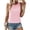 Pink -AF10, variant on Gingham Tops for Women Cotton Linen Tank Tops 2026 Spring Summer Crewneck Sleeveless Shirts Basic Blouses Casual Clothes Black L