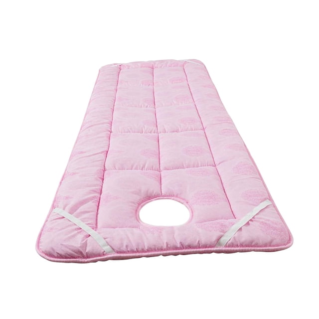 Funda para mesa de SPA perfecl Sábana para mesa profesional con orificio para la respiración facial Rosa