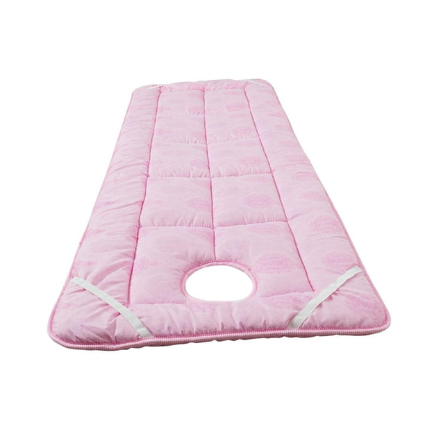 Funda para mesa de SPA perfecl Sábana para mesa profesional con orificio para la respiración facial Rosa