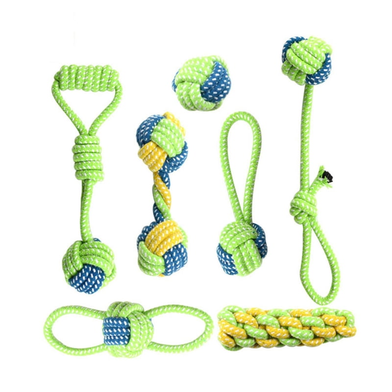 13 Pieces Rough Rope Dog Chew Toys More Funny Long Lasting Indestructible Dog Promote the Relationship Keep Healthy