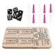 thumbnail image 2 of Wooden Crap Out Dice Score Board Classic Family Game M, 2 of 5