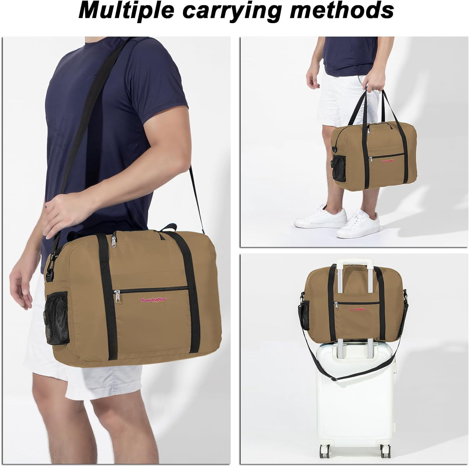 17X13X8 Inches JetBlus Airlines Personal Item Under Seat Duffel bag Suitable for Major Airlines including Spirit, Jetblue, Frontier, and American - Duffel Bag Design
