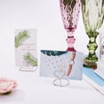 thumbnail image 3 of 18 Pcs 3 Styles Place Card Holders Wire Table Number Holder Mini Heart Square Photo Holder for Memo Note Name Sign Wedding Party Birthday Platinum, 3 of 6