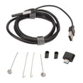 thumbnail image 1 of DEWIN USB Endoscope 3.3ft 4.9mm Double Lentilles Étanche Type C Endoscope Caméra d'Inspection Endoscope pour Réparation Automobile, 1 of 14