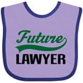 thumbnail image 3 of Inktastic Future Lawyer Boys or Girls Baby Bib, 3 of 4
