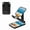 Seashells On The Beach, variant on WIRESTER Black Foldable Phone Stand for Desk, Adjustable Portable Cell Phone Holder for iPhone 17, 16, 15, 14 and Android Smartphones - Brown Wood-Look