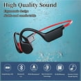 thumbnail image 2 of Auriculares de conducción ósea - Auriculares de natación impermeables IPX8 con reproductor de MP3 incorporado, memoria de 32 GB, auriculares de oído abierto Bluetooth 5.3, 2 of 7