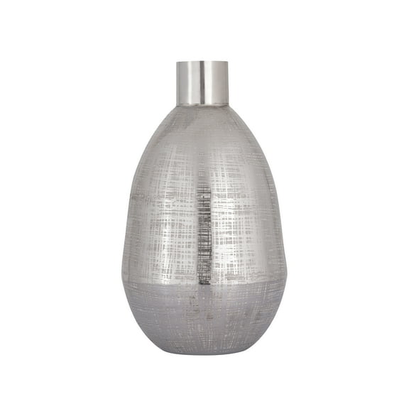 Elk Home Bourne Traditional Small Vase in Polished Silver Finish