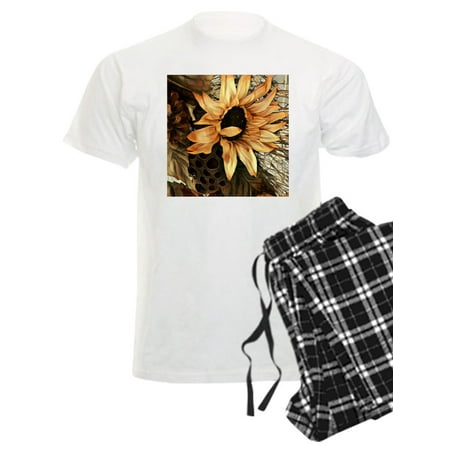 

CafePress - Sunflower Pajamas - Men s Light Pajamas