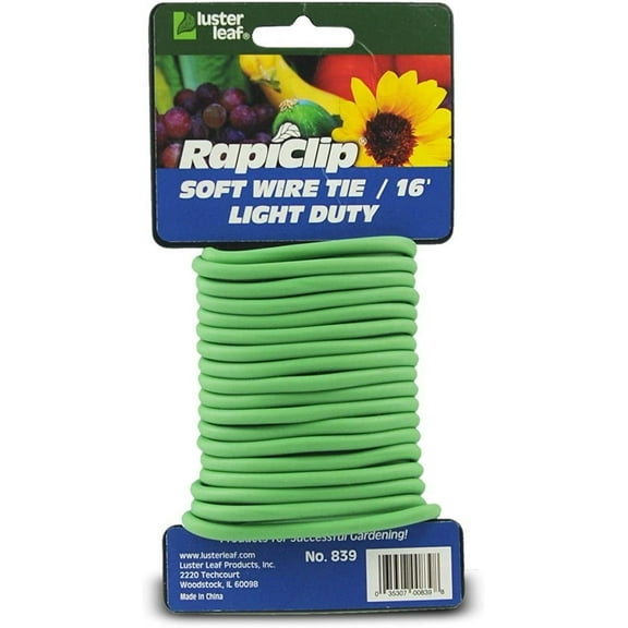 Luster Leaf Rapiclip Light Duty Soft Wire Tie 839-2 Pack 2