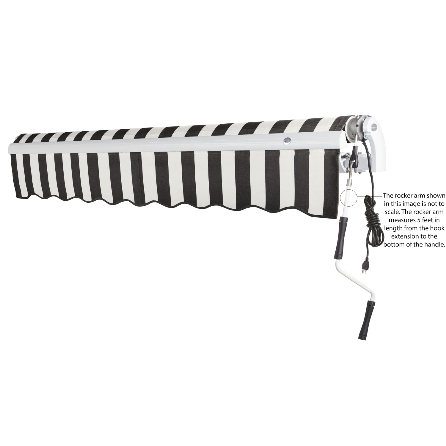 Awntech Maui Right Motor with Remote Motorized Retractable Awning