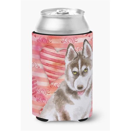 

Siberian Husky Grey Love Can or Bottle Hugger