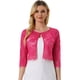 thumbnail image 1 of Dde San Patricio Cárdigan Elegante De Bolero De ManLarTop De Encaje Floral Transparente PaMujer RoCaliente L, 1 of 5