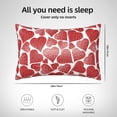 thumbnail image 6 of Disketp Hearts Satin Pillowcase For Hair And Skin - Satin Pillow Cases Standard Size 20x30 Inches With Zipper,Gifts For Women Men, 6 of 8