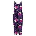 thumbnail image 4 of WEAIXIMIUNGChristmas Girls' Print Tank Jumpsuit Romper with Harem Pants 7-8Years, 4 of 5