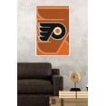 thumbnail image 2 of NHL Philadelphia Flyers - Logo 14 Wall Poster, 22.375" x 34", Framed, 2 of 2