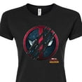 thumbnail image 3 of Marvel Deadpool & Wolverine - Scratch Logo - Juniors Fitted Graphic T-Shirt, 3 of 5