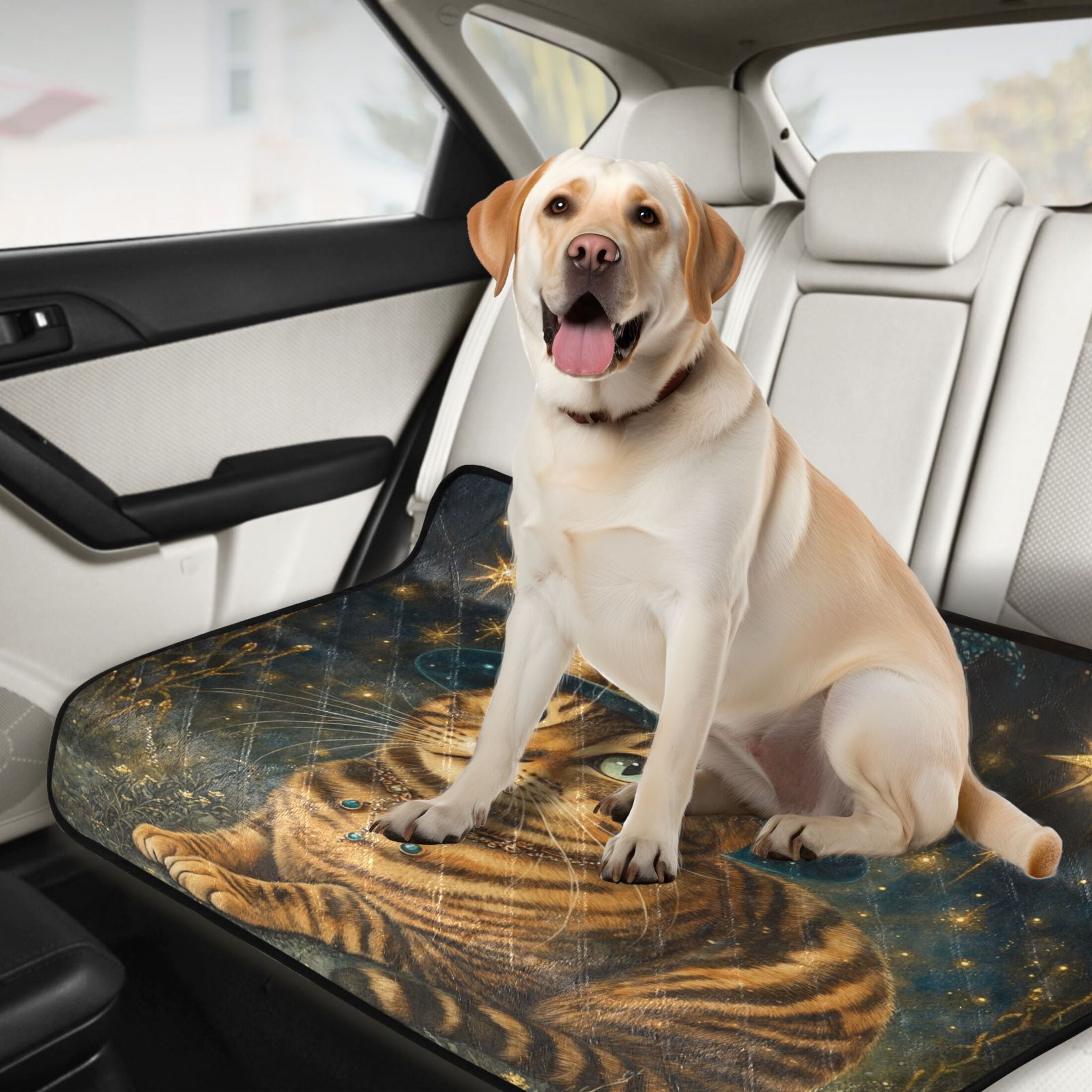 Qxltty Chubby Bengal Cat Cat litter Pads Pet Set of 3 Diaper Mats Center Anti-leakage Layer Absorbent Soft and Comfortable