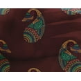 thumbnail image 4 of oneOone Georgette Viscose Fabric Paisley Block Print Fabric By The Yard 42 Inch Wide, 4 of 4