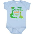 thumbnail image 3 of Inktastic My Great Grandma Loves Me Boys Baby Bodysuit, 3 of 5