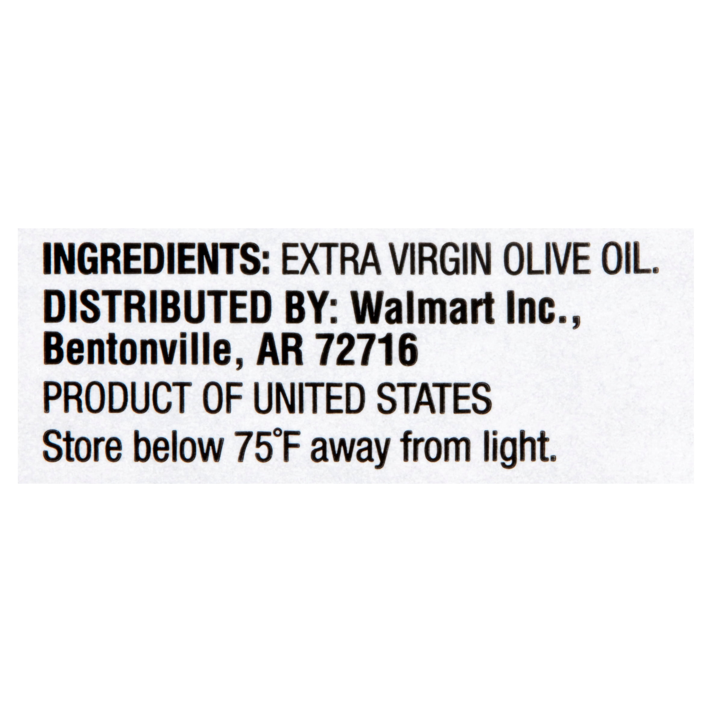 Sam's Choice California Extra Virgin Olive Oil 16.9oz