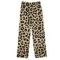 thumbnail image 6 of successthop Leopard Print Pajamas for Women Long Sleeve Lapel Button Down Nightwear and Pj Pant Sets with Pockets Brown, 6 of 7