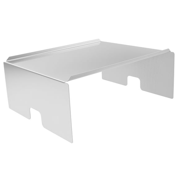 AEVXKHI Heavy Duty Stainless Steel Heat Deflector for Grills Smokers Energy Saving Heat Baffle Diffuser Extends Burn Time for Outdoor Fire Pits