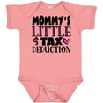 thumbnail image 3 of Inktastic Mommy's Little Tax Deduction Pink Hearts Boys or Girls Baby Bodysuit, 3 of 5