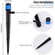 thumbnail image 2 of Acerca de este artículo 【360 grados ajustable】: 100 emisores de riego por goteo con patrón de pulverización de círculo completo de 360°, goteros de riego de flujo ajustable, puedes ajustar la, 2 of 5