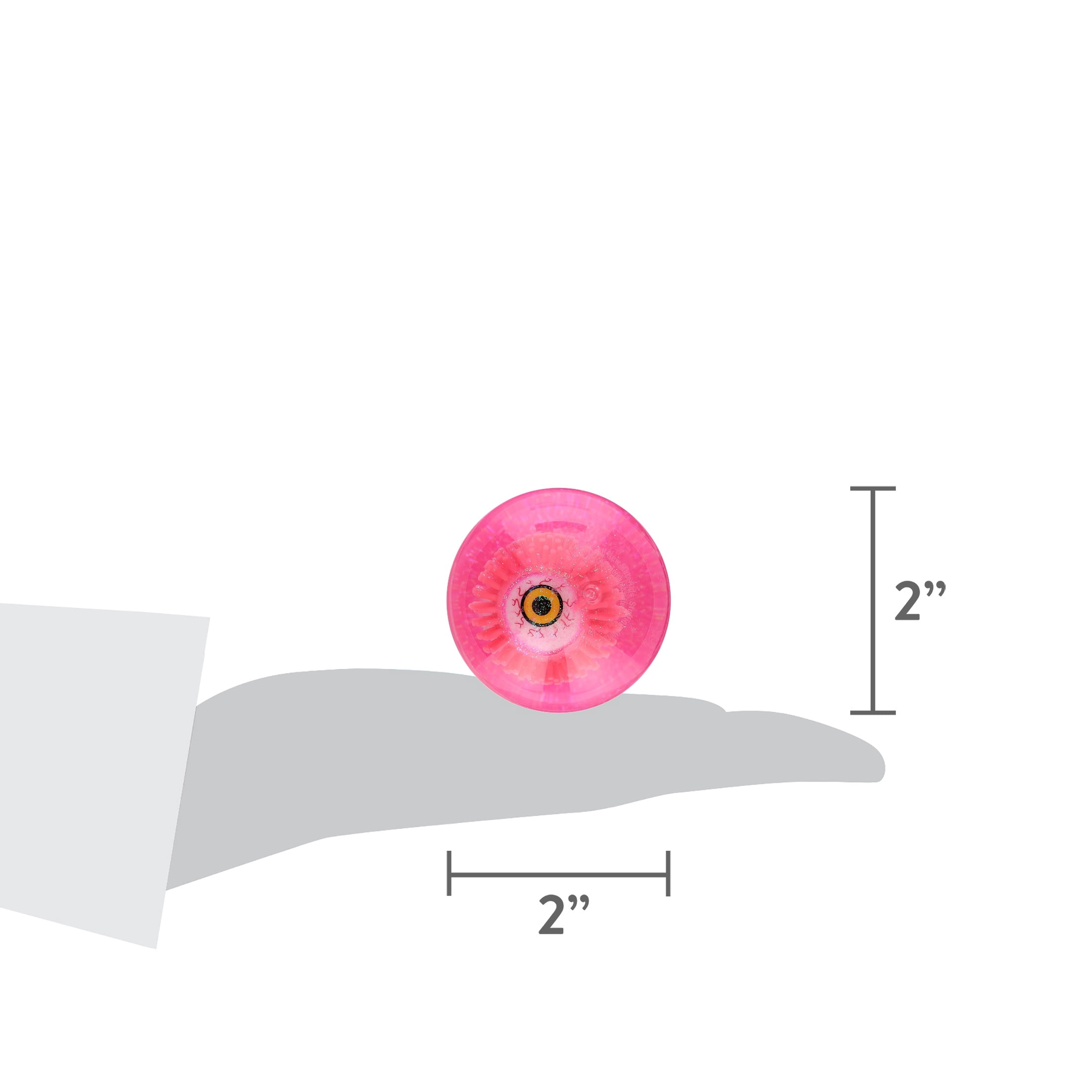 Light-Up Eyeball Bouncy Ball Party Favor, Pink, Halloween by Way To Celebrate