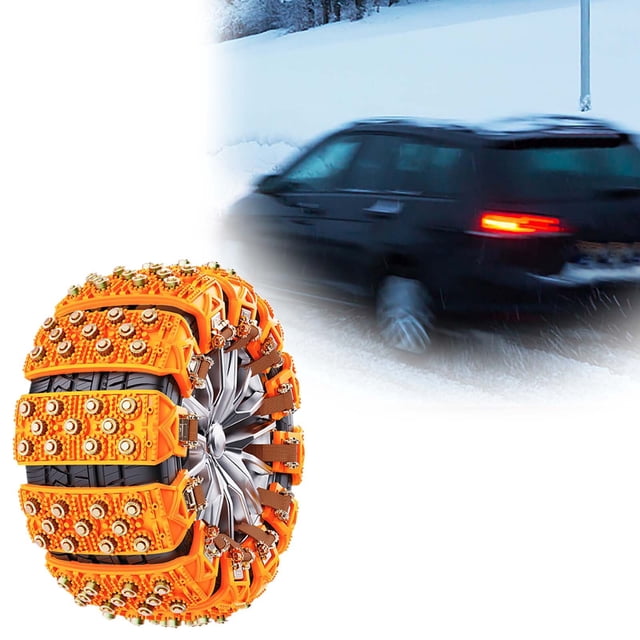 Winter Car Traction Chains for Enhanced Driving Control on Snowy and Roads