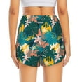 thumbnail image 4 of Goofa Hawaiian Style Printed Women 2 in 1 Running Shorts,Quick Dry Athletic Workout Shorts,High Waisted Athletic Shorts with Liner Pockets-XX-Large, 4 of 9