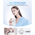 thumbnail image 2 of Charging Station for Apple Multiple Devices - Travel Charging Pad for iPhone 12-17 Pro Max Plus Watch & Airpods（White）, 2 of 5