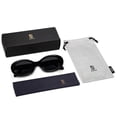 thumbnail image 5 of Gafas de sol SOJOS SJ2286 Retro Ovaladas Polarizadas Negras para Adultos, 5 of 5