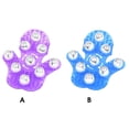 thumbnail image 4 of Guante de masaje Minnieouse palma de Bola de acero PVC 9 Morado, 4 of 6