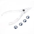 thumbnail image 1 of Captive Bead Ring 4pc Lip Septum Piercing & Captive Ring Tool Pliers 14G 16G, 1 of 4