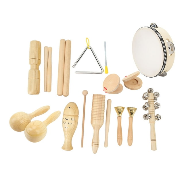 Preschool Educational Musical Toy, Wear Resistant Multifunctional Toddler Musical Instruments 10PCS Set for School