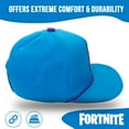 thumbnail image 5 of FORTNITE Baseball Cap for Boys, Quality Made Boys Hat and Fitted Cap, Flatbrim Baseball Hat with Sleek Design Blue, 5 of 7