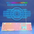 thumbnail image 3 of Gaming Keyboard and Mouse Combo, K1 RGB LED Backlit Keyboard with 104 Key for PC/Laptop, 3 of 8