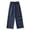 Navy, variant on Maean Cropped Wide Leg Pants for Women Elastic High Waist Casual Outdoor Sport Hiking Work Trousers with Pockets