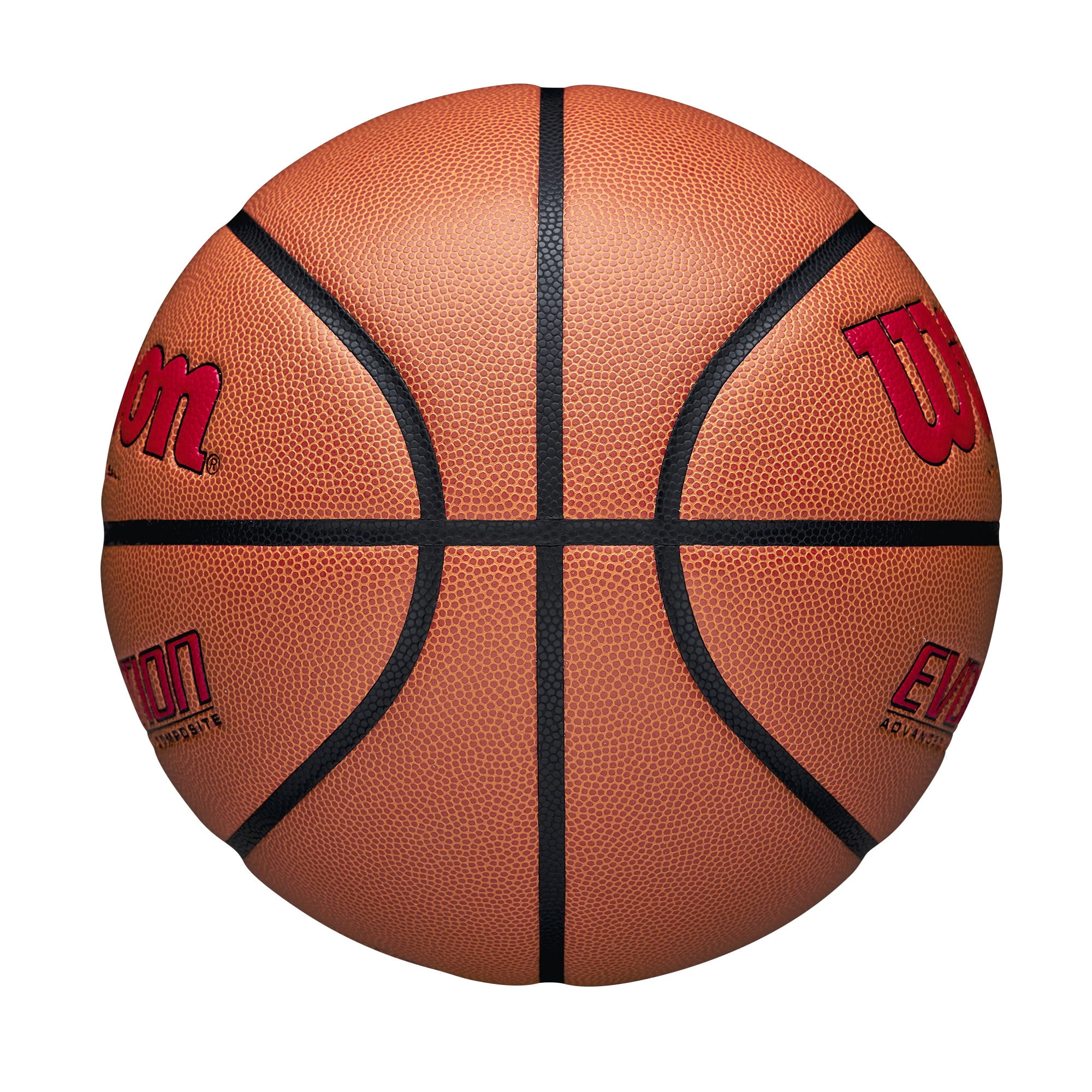 Wilson Evolution Indoor Game Basketball - Scarlet, Size 7 - 29.5"