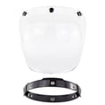 thumbnail image 1 of Helmet Bubble Shield Windproof PC Lens Windproof and UV Protection for Three Snap Helmets Accessories, 1 of 8