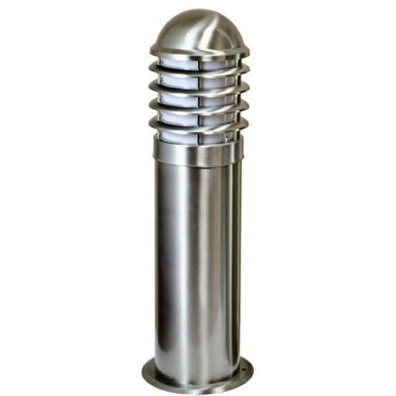 Dabmar Lighting D790-SS316 316 Marine Grade Stainless Steel Bollard Light, Stainless Steel 316 - 23.88 x 8.72 x 8.72 in.