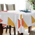 thumbnail image 5 of Yayeee Tablecloths 54" x 54" Rectangle Wrinkle Resistant Party Table Cover, Abstract Triangles, 5 of 8