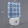 thumbnail image 2 of Fotbe Vintage Blue Luz Nocturna LED, Luz de Noche con Sensor de Luz Natural de Anochecer a Amanecer, Se Enchufa a la Pared, Blanco Cálido 0.5W-US, 2 of 7